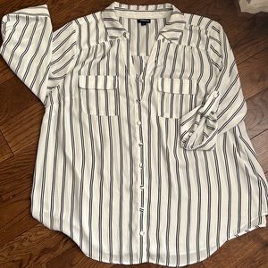 Torrid striped flowy top size 1